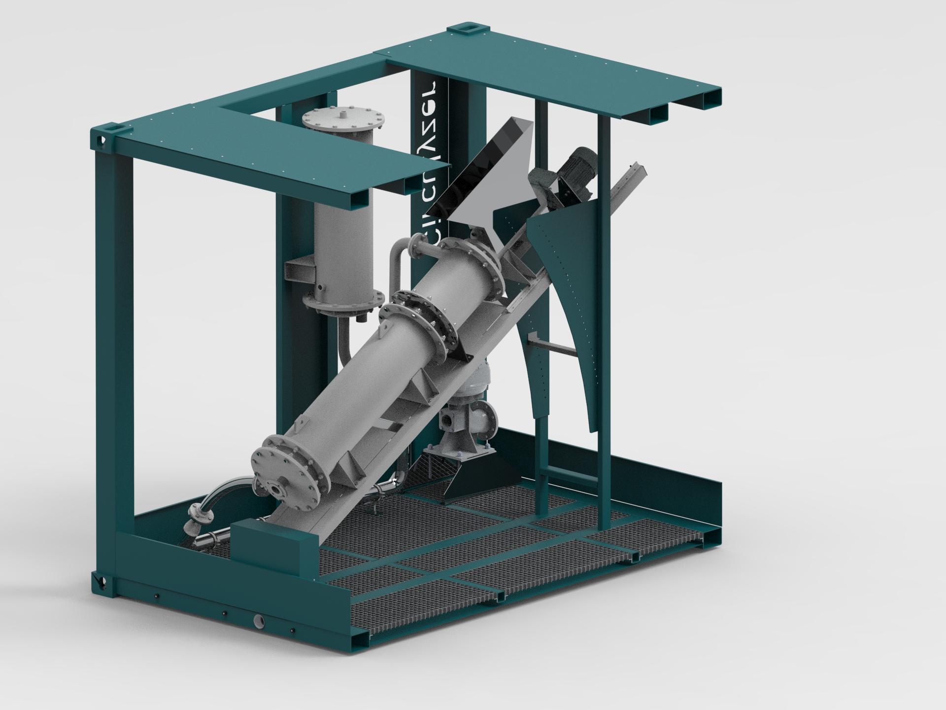 Circulyzer separation unit cut